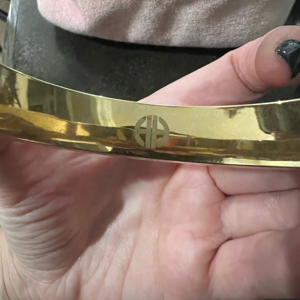 House of Harlow - black and gold bangle